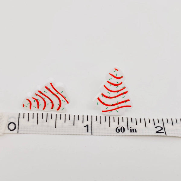 Mio Queena - Acrylic Christmas Tree Ear Studs