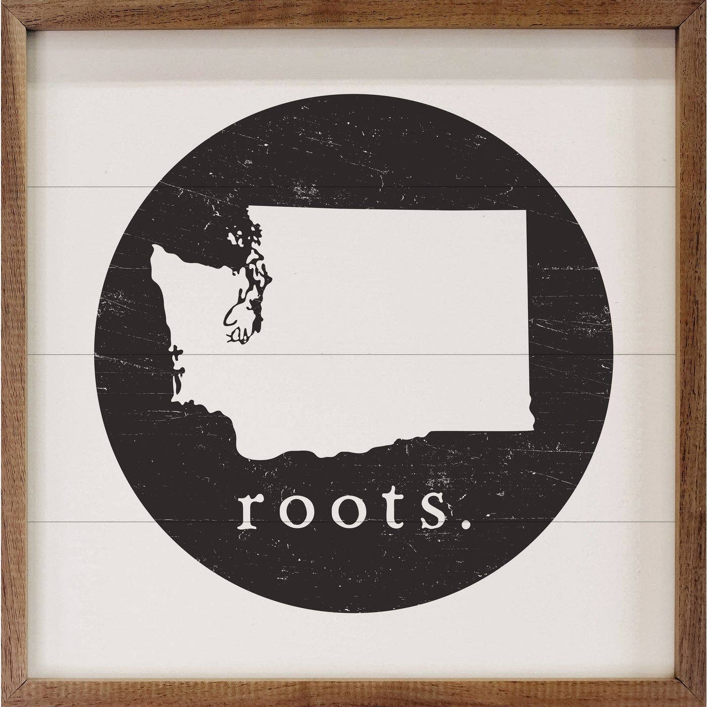 Kendrick Home - Personalized State Roots White