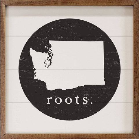 Kendrick Home - Personalized State Roots White