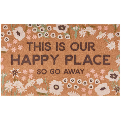 Primitives by Kathy - Our Happy Place So Go Away Rug