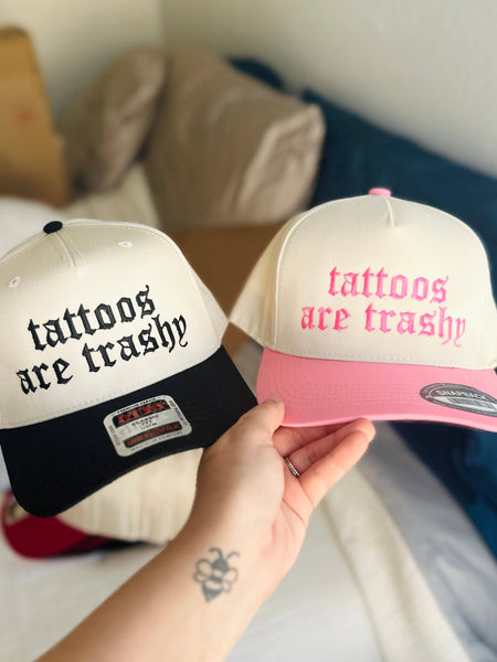 Southern N Savvy - Tattoos are trashy gothic Embroidered Hat