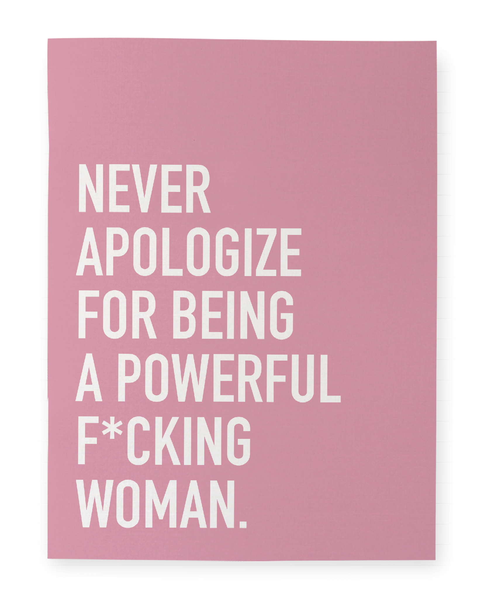 Classy Cards Creative - Powerful Woman Notebook