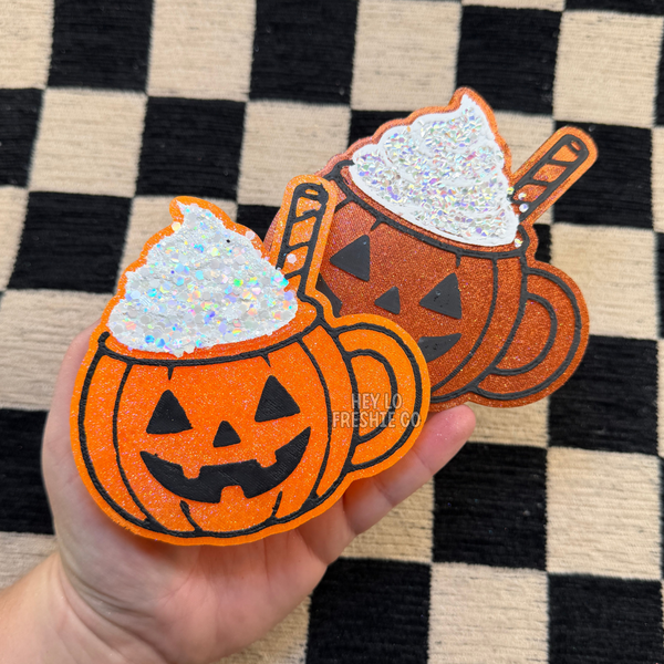 Hey Lo Freshie Co - Pumpkin Mug | Halloween Car Freshie
