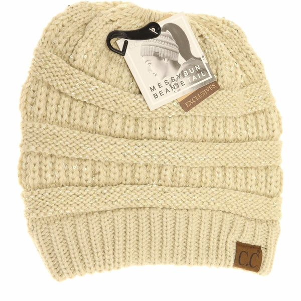 C.C Beanie - Sequin CC Beanie Tail Beanie MB730