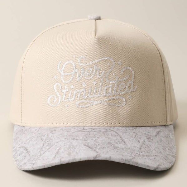 Fashion City - Over Stimulated Embroidered Two-Tone Trucker Hat