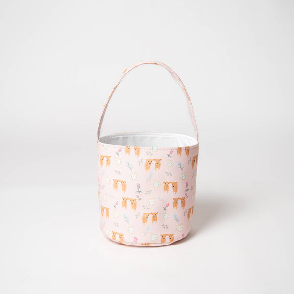 Spring Jersey Cow & Ear Tags Easter Basket