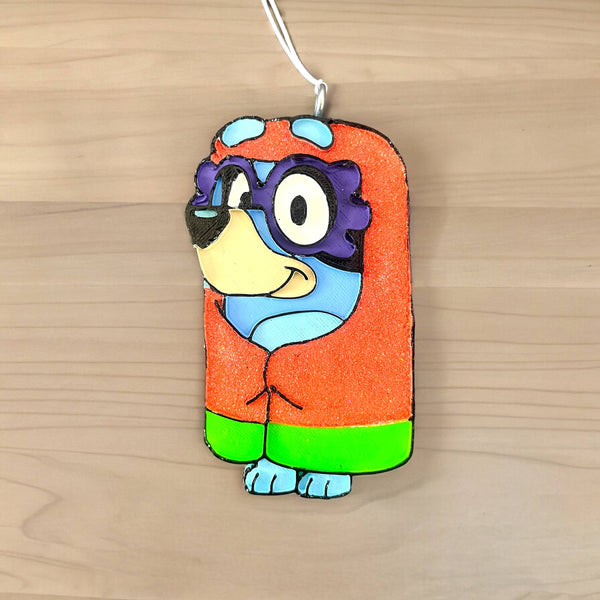 Cup Culture - Blue dog and friends Car Freshie: Mix my scents / Bluey