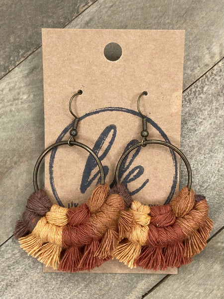 HK Macrame Jewelry - Multicolored Sm - Fall Mix 1