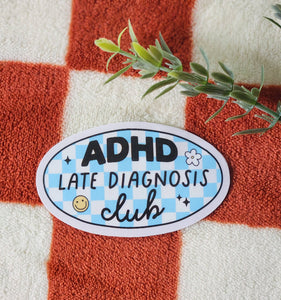 Luxe Trauma - Adhd sticker neurodivergent late diagnosishydroflask planner