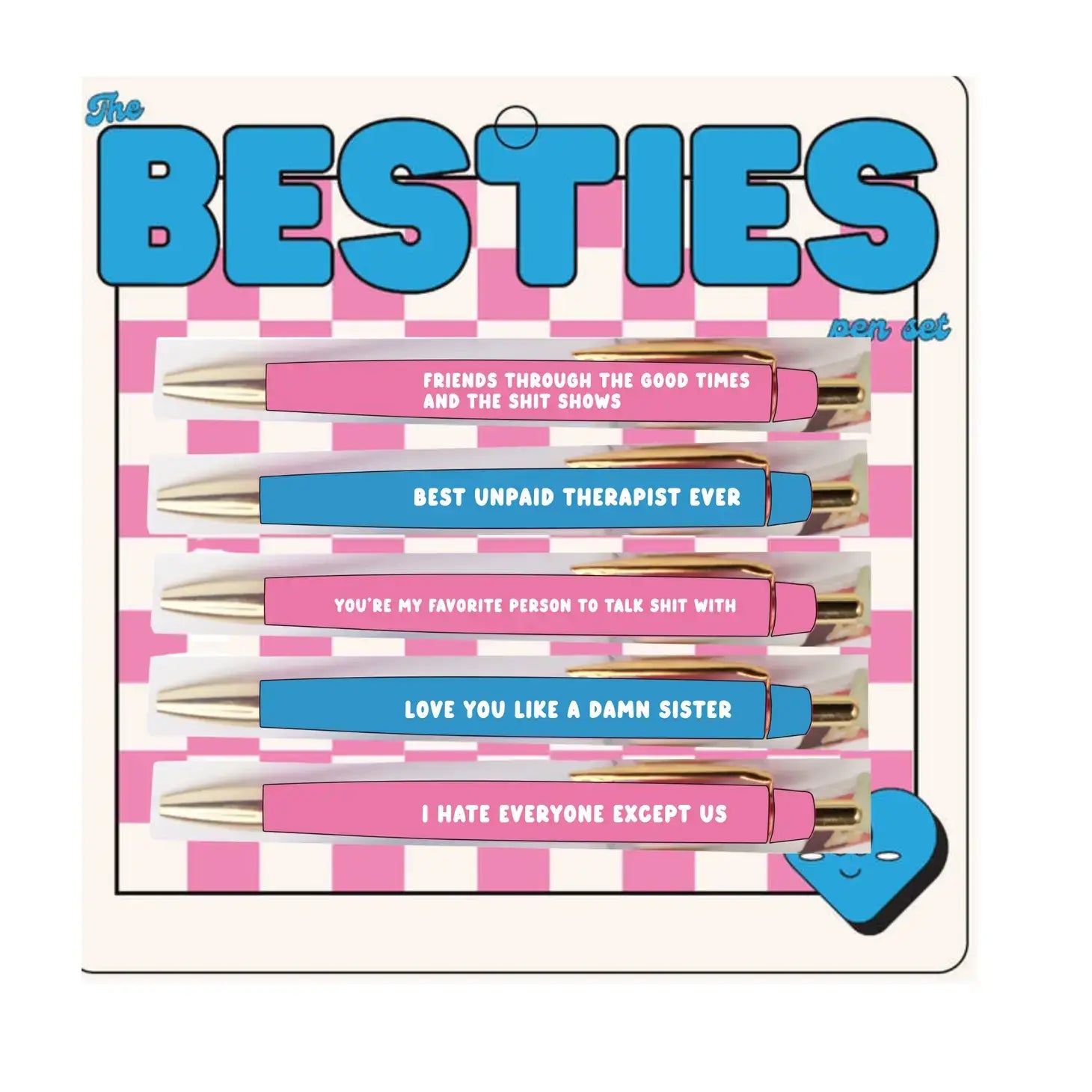 FUN CLUB - Besties Pen Set (funny, gift)