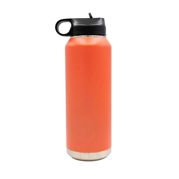 Mandala State Home Water Bottle - All 50 States Available: Idaho / Black