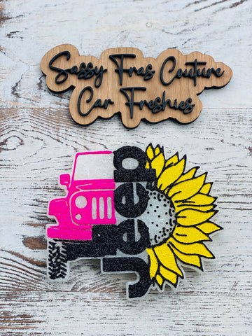 Sassy Fras Couture - Sunflower Freshie: Viva la Juicy
