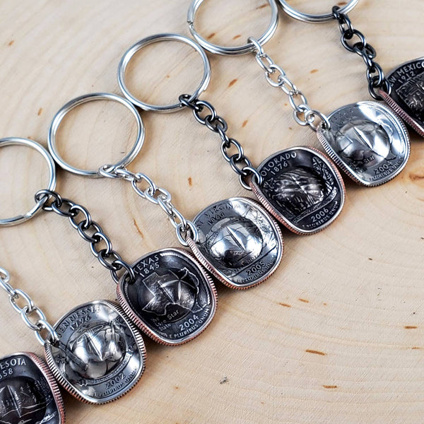 Midnight Jo - State Quarter Cowboy Hat Keychain