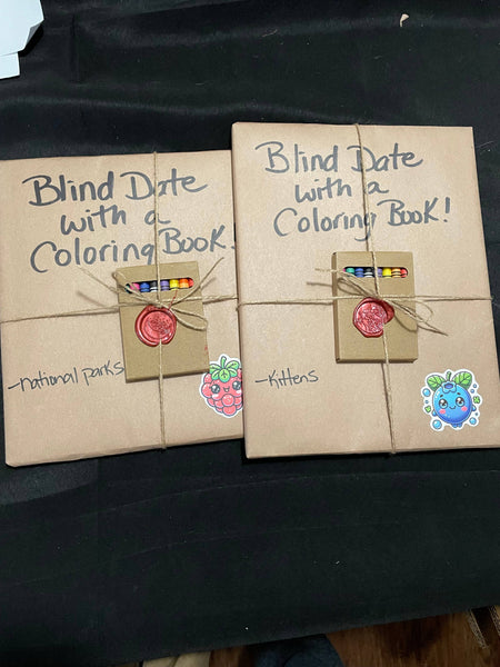 I Love Books and Bows - Blind Date With an Adult Coloring Book