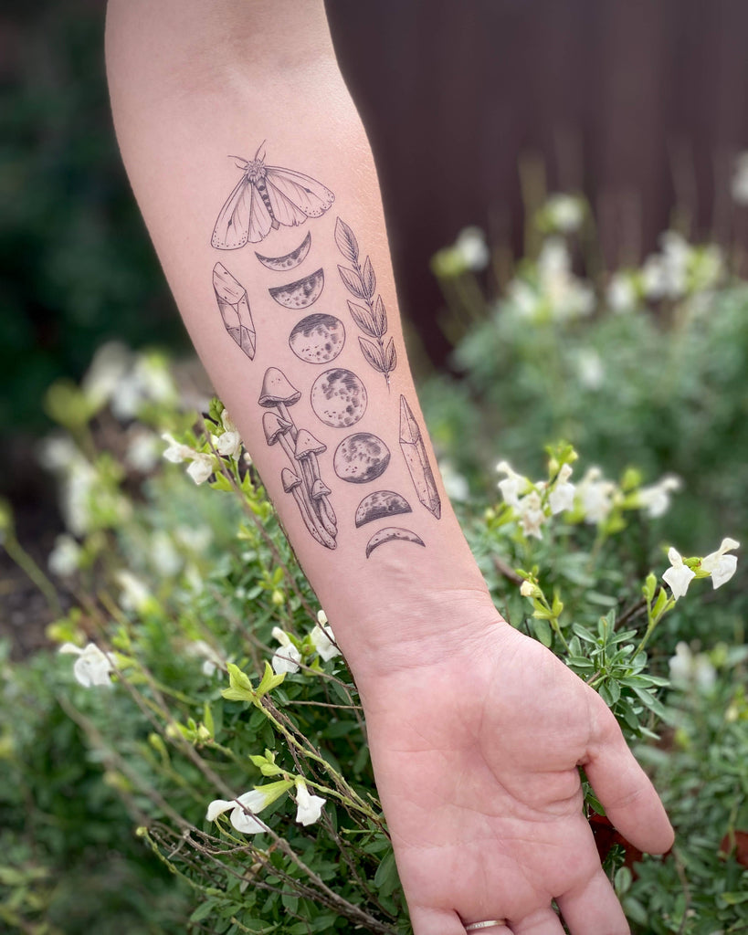 NatureTats Moon Magic Temporary Tattoo - Thumbnail 5