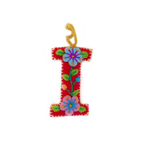 Ornaments 4 Orphans - Colorful Letter Ornament Bundle DGIOPV, 6 Pack