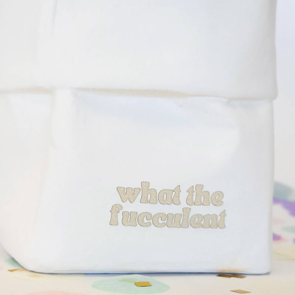 tcbco - "What the Fucculent" Plant Pot