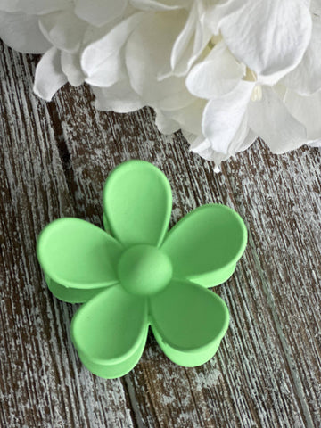 Harris Girls & Co. - Flower Power "Green" Hair Clip