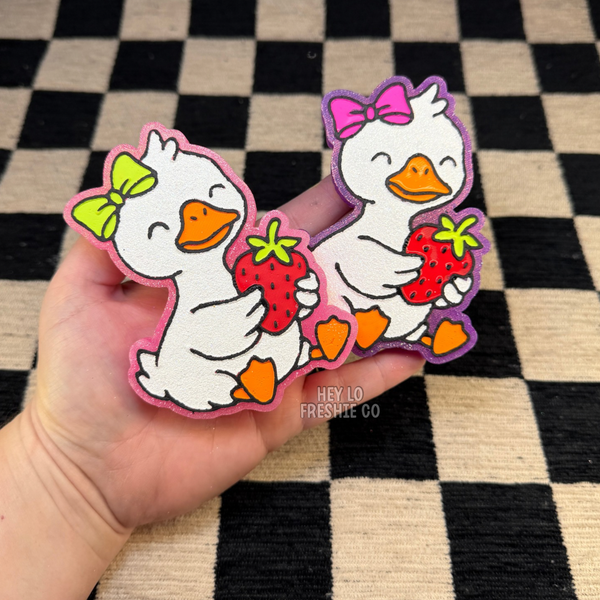 Hey Lo Freshie Co - Strawberry Goose | Car Freshie
