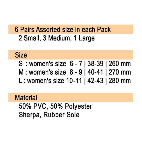 Wona Trading, Inc. - 6Pairs - Christmas Grinch Home Slippers