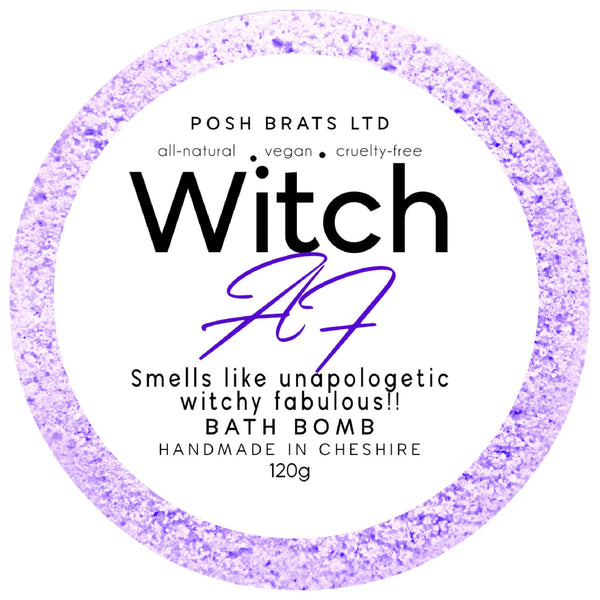 Posh Brats - Witch AF Fizzy Bath Bomb VEGAN