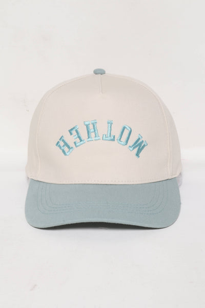 MOTHER Upside Down embroidery in Two Tone Baseball Cap