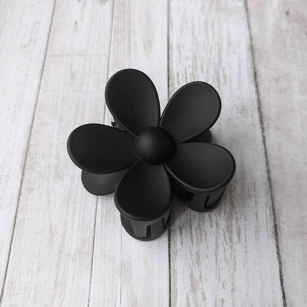 iconic mi - Daisy Flower Matt Hair Accessory Claw Clip 3": Raspberry