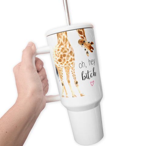 tcbco - Hey Bitch Giraffe 40 Oz Tumbler