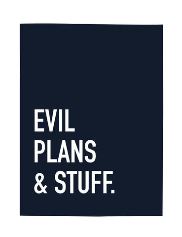 Classy Cards Creative - Evil Plans Pocket Notebook
