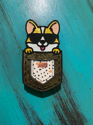 South Texas Siren - Corgi in a Pocket Freshie