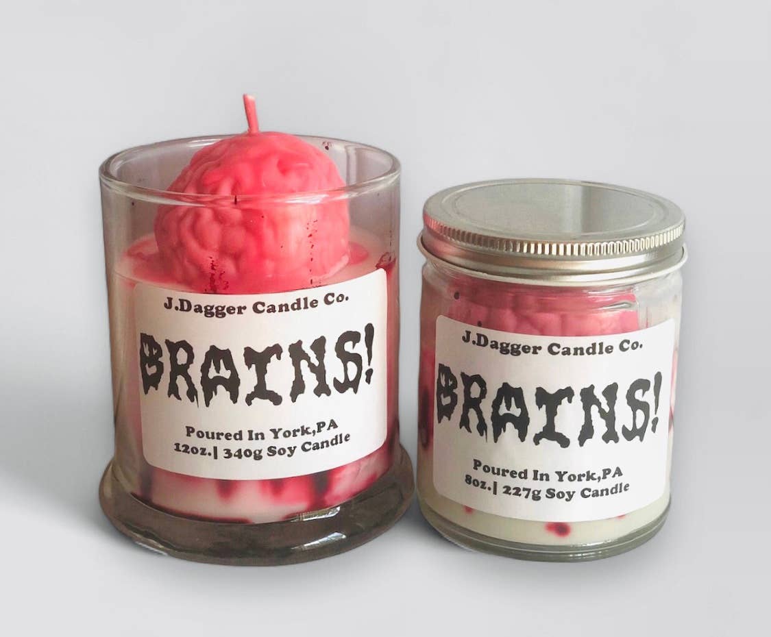 J Dagger Candle Co. Zombie Themed Halloween Soy Candle - Thumbnail 3