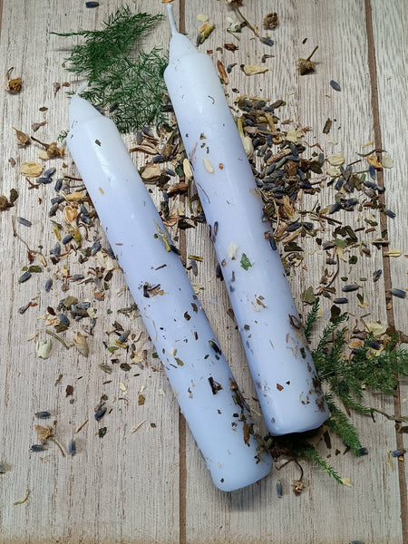 Elemental Earth Shop - Anxiety Herbal 6 inch Candles