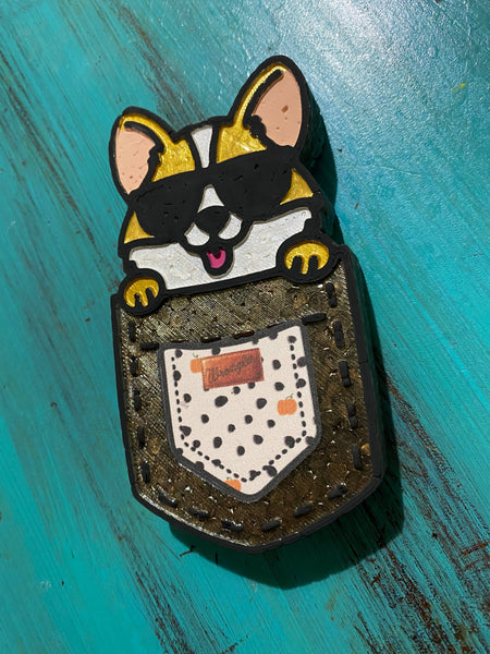 South Texas Siren - Corgi in a Pocket Freshie