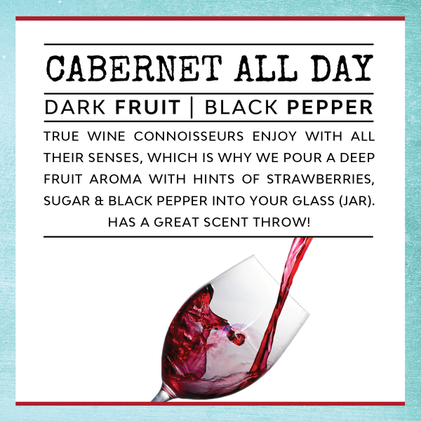 Funny Candle - But First Wine: Cabernet All Day