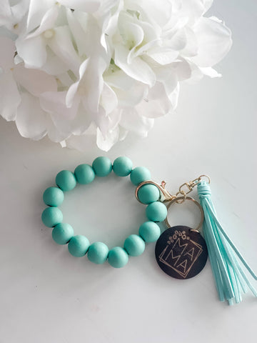 Harris Girls & Co. - Mama Wristlet Keychain "Mint"