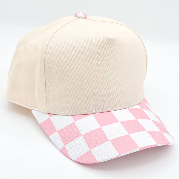 Trendy Transfers - Cotton Checkered Blank Hats