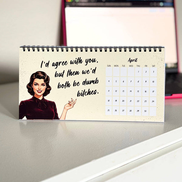Corporate Snark - 2027 I Wish Being a Bitch Paid The Bills Calendar