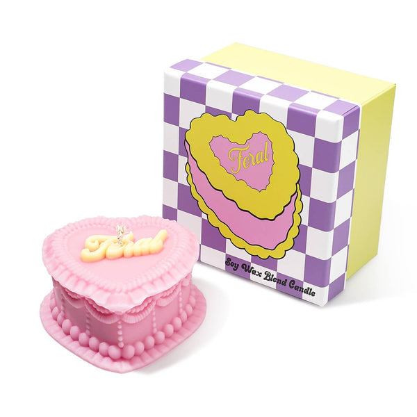 FUN CLUB - Feral Heart Candle (kitsch, funny gift)