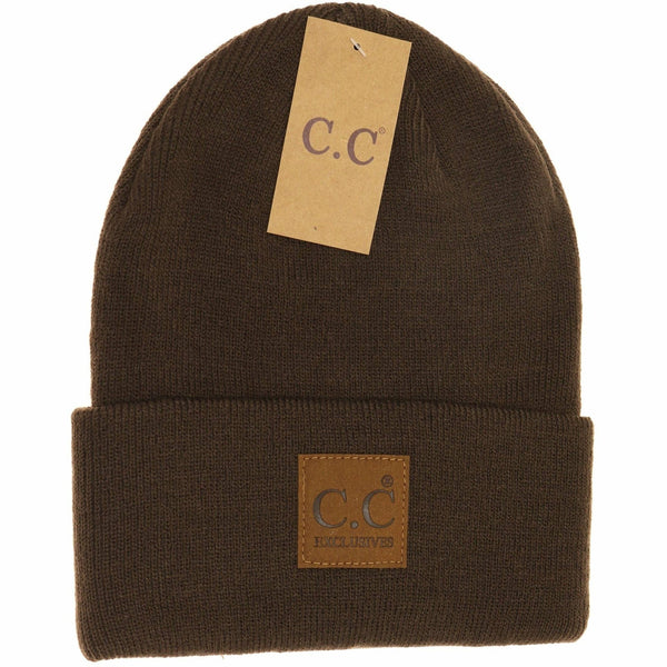 C.C Beanie - Unisex Classic Oversized Logo CC Beanie HTM1