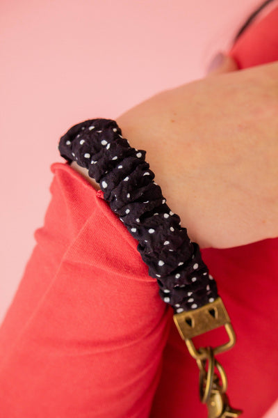 Shop Andi - Black Polka Dot Keychain