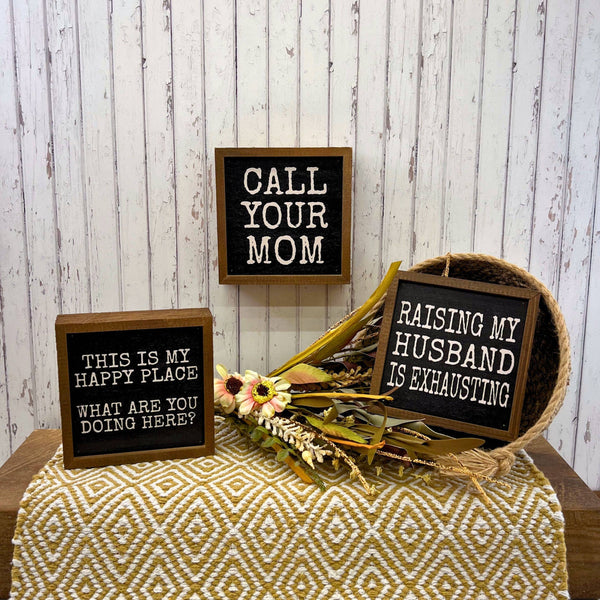 Raising My Husband Home Decor Funny Mens Gifts