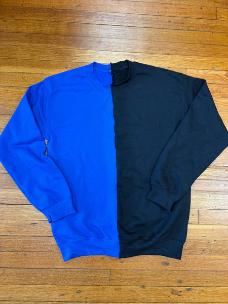 iron threads - Custom Half & Half Crewneck Pair | Matching Opposites