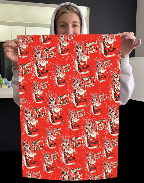 OffensiveDelightful - JOYOUS as FK! GiftWrap roll of 3