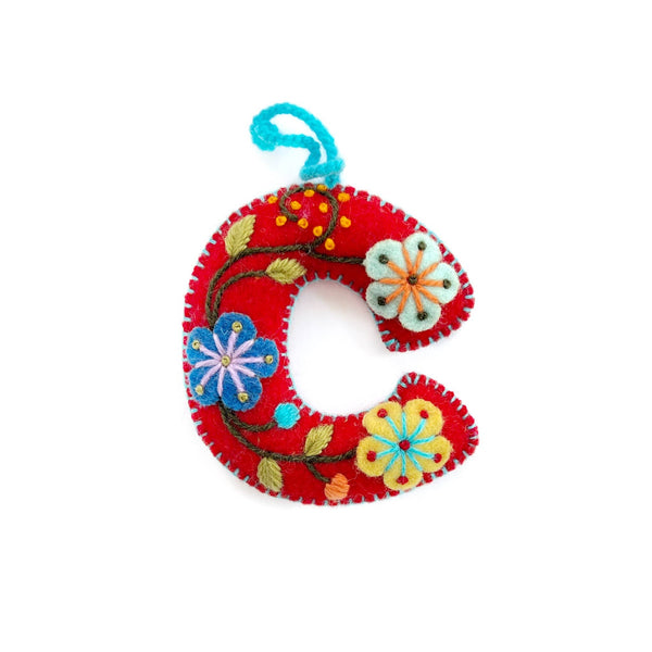 Ornaments 4 Orphans - Colorful Letter Ornament Bundle ACELMS, 6 Pack