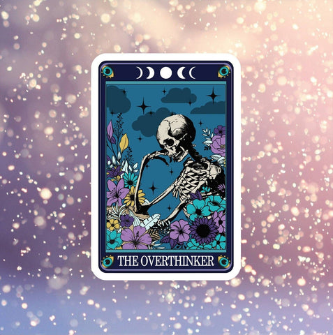 Fables and Fae - The Overthinker Tarot Card Sticker: 3 / Glossy