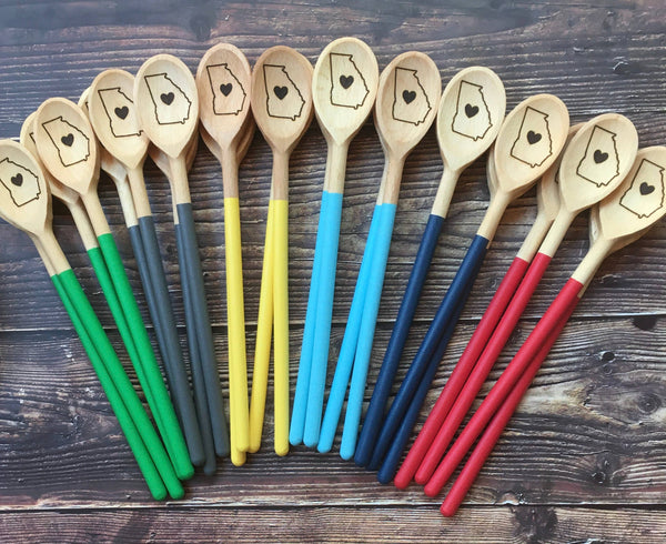 Embellish by Sandra - State Wooden Spoons