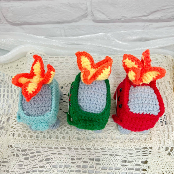 TOMOPOD LLC - Crochet Emotional Support Dumpster Fire Gifts, Handmade Toy