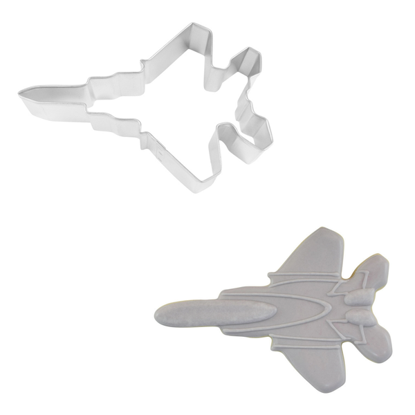 Fighter Jet Cookie Cutter (4.75")