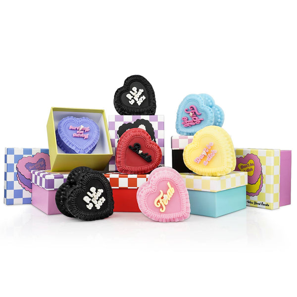 FUN CLUB - Feral Heart Candle (kitsch, funny gift)