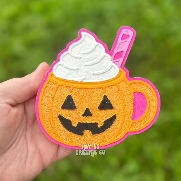 Hey Lo Freshie Co - Pumpkin Mug | Halloween Car Freshie